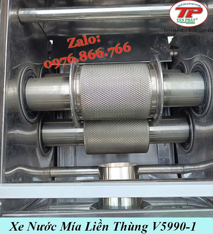 MÁY ÉP MÍA LIỀN THÙNG V5990-1 TẤN PHÁT - CÔNG SUẤT LỚN 